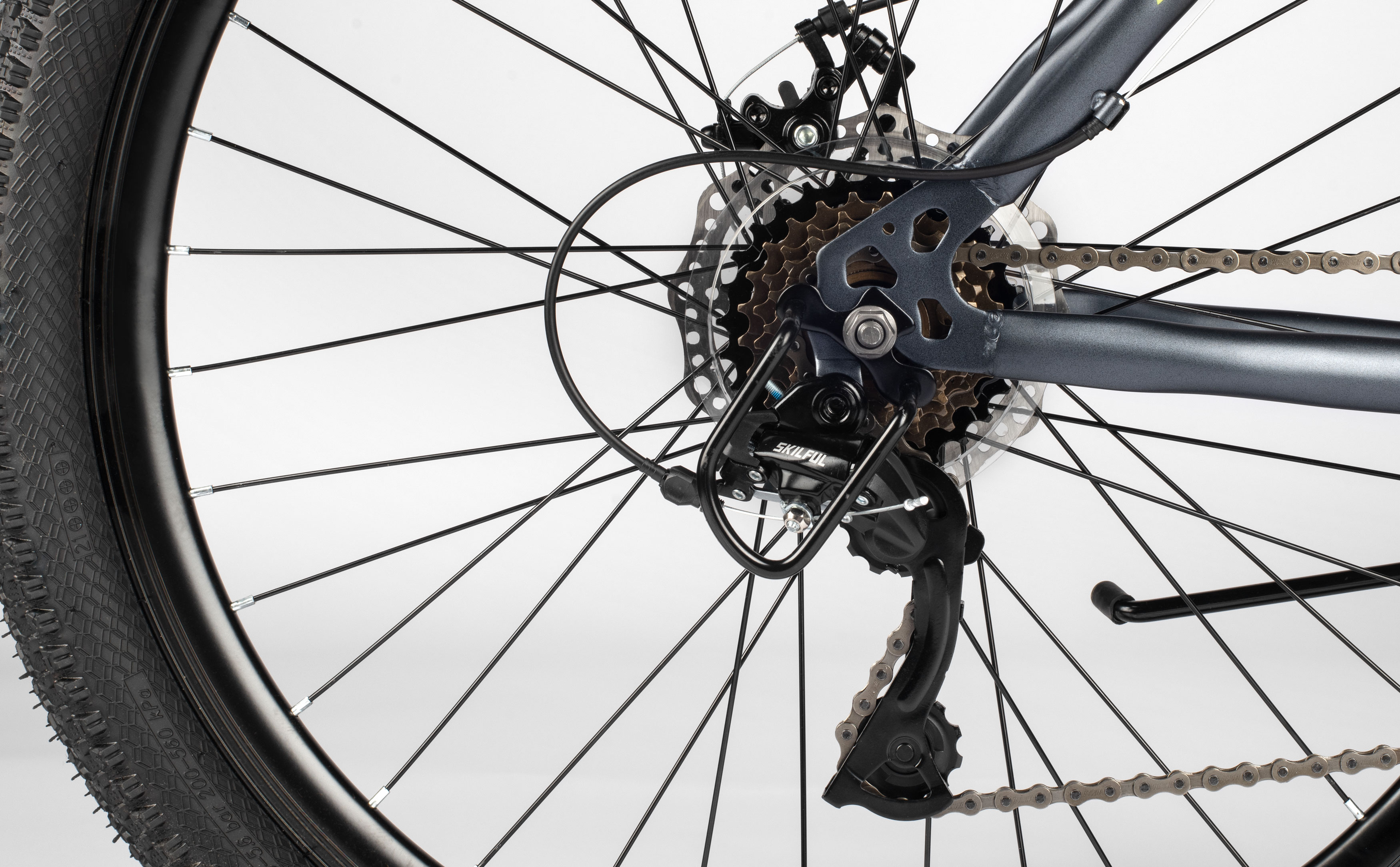 Велосипед SITIS FLASH 7SP 27,5" (2025) Grey-Yellow