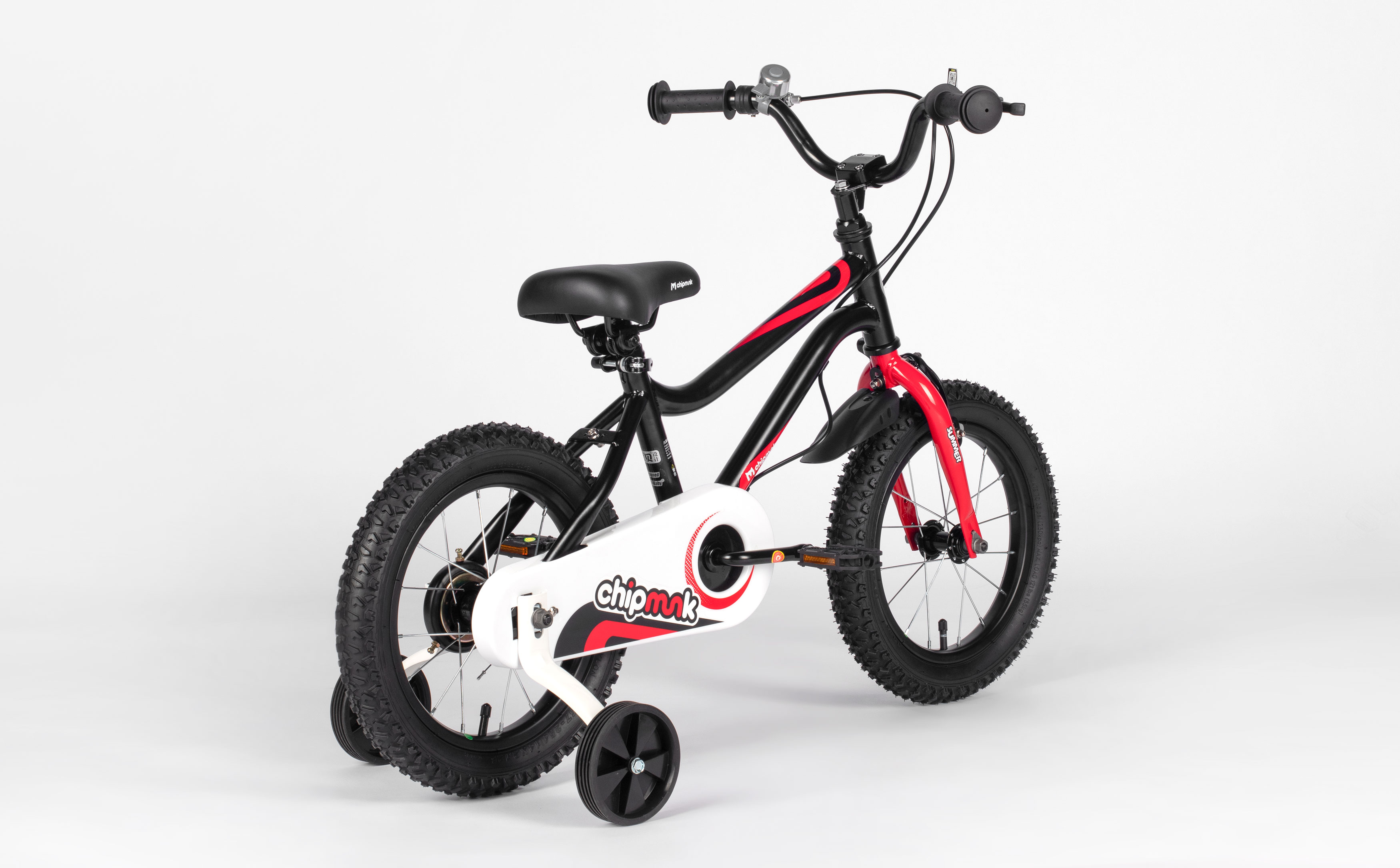 Велосипед Royal Baby Chipmunk MK 14" (2025) чёрный