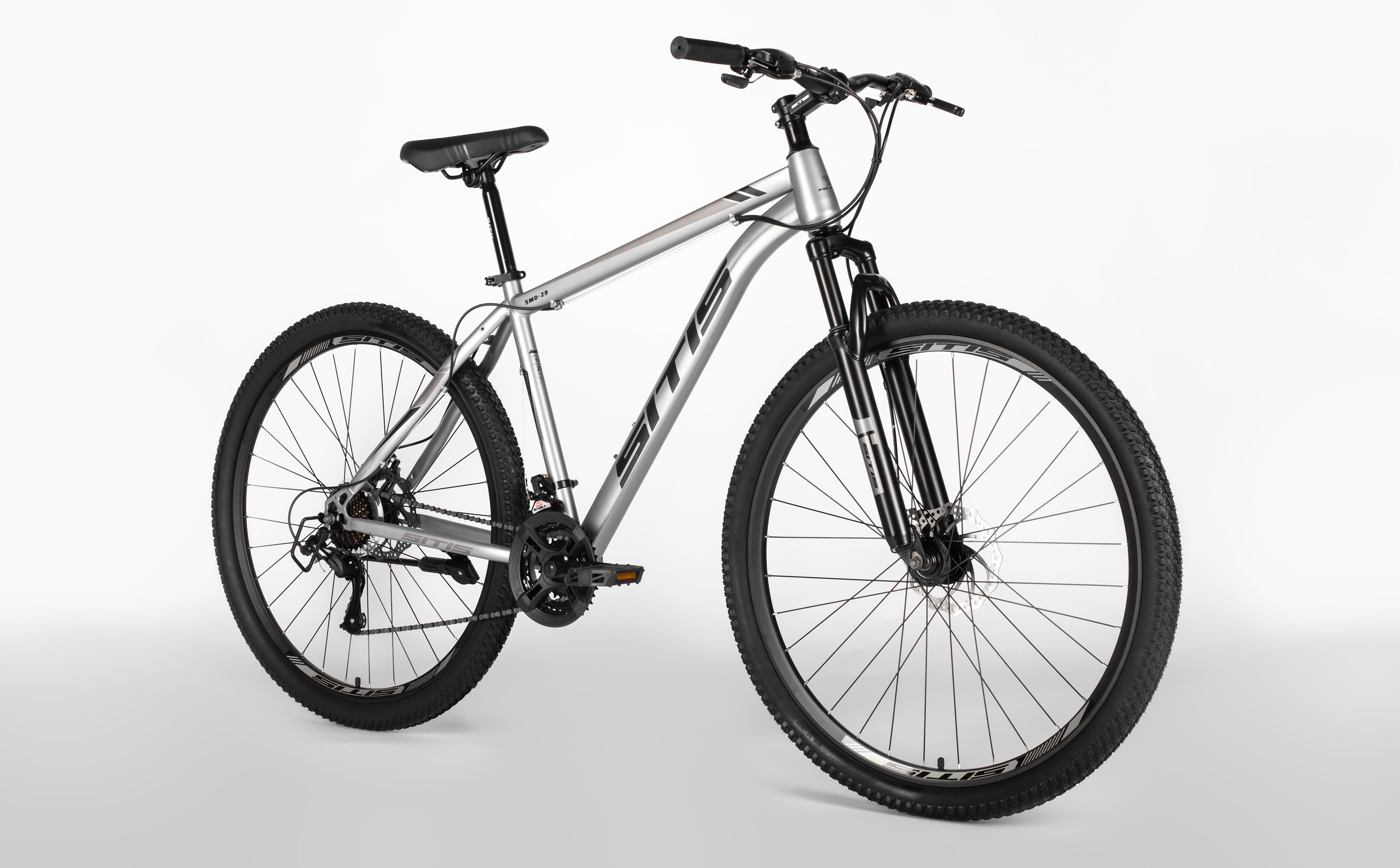 Велосипед SITIS SMD 29" (2025) Grey-Black